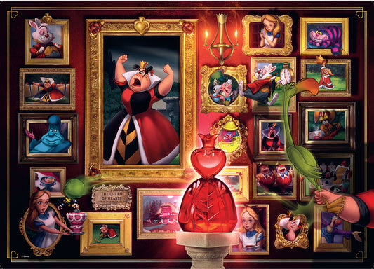 Ravensburger 1,000pc Puzzle: Disney Villainous: Queen of Hearts