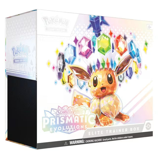 Pokémon: Scarlet & Violet: Prismatic Evolutions: Sealed Elite Trainer Box (English)