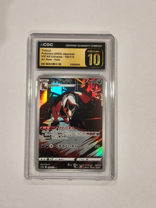 Pokemon: Thievul: 2022 VSTAR Universe #192: CGC Pristine 10 (Japanese)